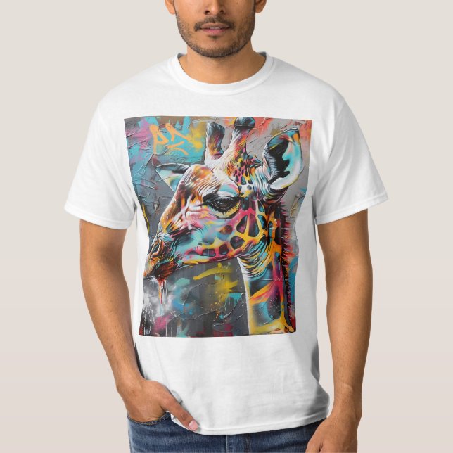 Graffiti Giraffe T-Shirt (Vorderseite)