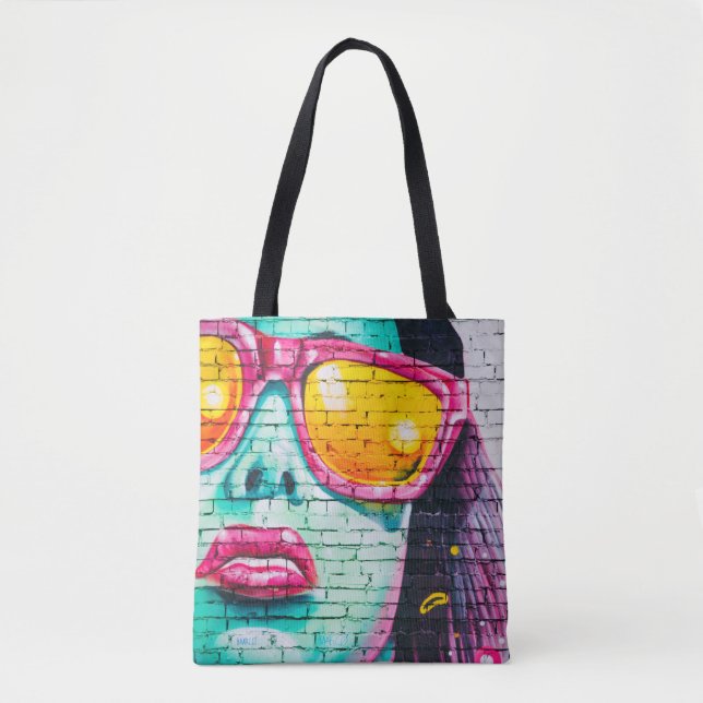 Graffiti Girl Tasche (Vorderseite)