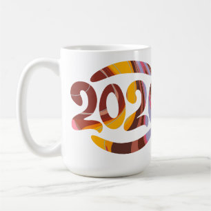 Graffiti Glow: Neujahrs-Straßen-Vibes-T-Shirt Kaffeetasse