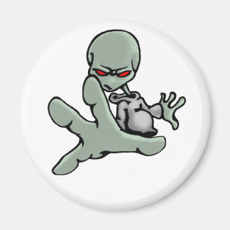 Graffiti Gray Alien - Magnet
