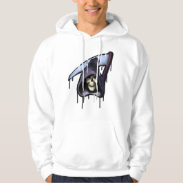 Graffiti Grim Sensenmann Malerei Hoodie