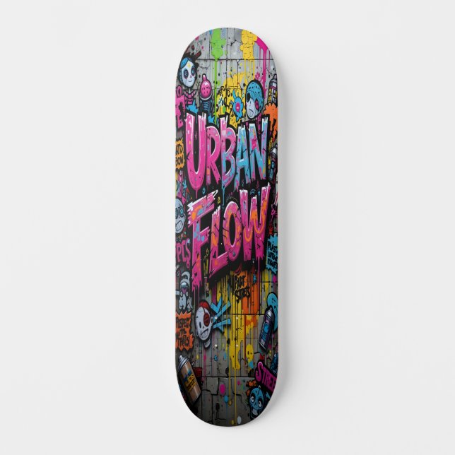Graffiti Grind Deck Edition 4 Skateboard (Vorderseite)