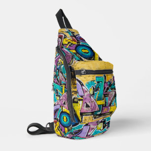Graffiti, Grundarfjordur, Island Crossbody Bag
