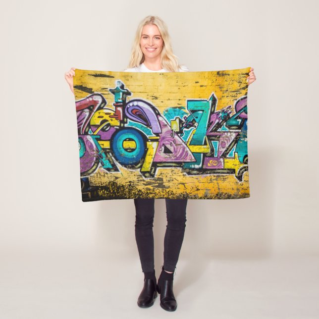 Graffiti, Grundarfjordur, Island Fleecedecke (Beispiel)