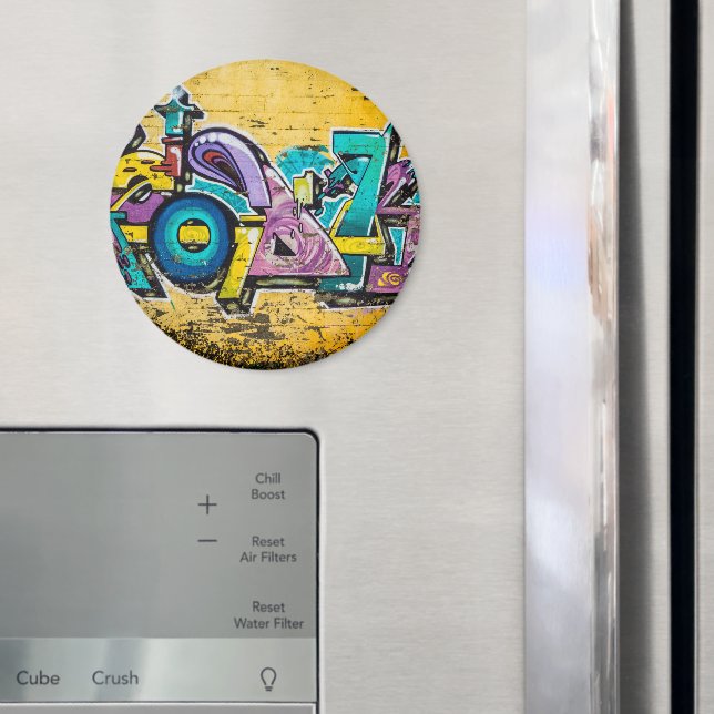 Graffiti, Grundarfjordur, Island Magnet (In Situ (Kühlschrank))
