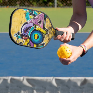 Graffiti, Grundarfjordur, Island Pickleball Schläger