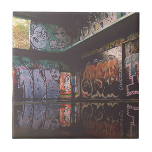 Graffiti-Grunge-Design Fliese