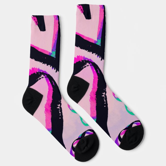 Graffiti Hearts Socks Socken (Rechts)