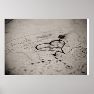 Graffiti-Herz Poster