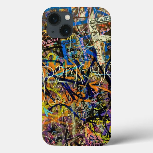 Graffiti-Hintergrund Case-Mate iPhone Hülle (Rückseite)