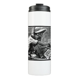 Graffiti Hip Hop Turntable Thermosbecher