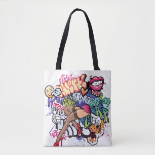Graffiti-Illustration mit Street-Graffiti-Buchstab