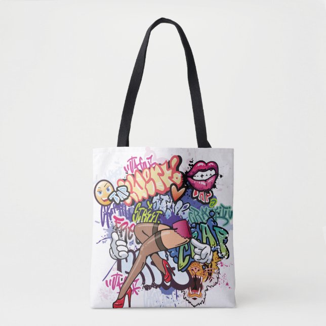 Graffiti-Illustration mit Street-Graffiti-Buchstab (Vorderseite)