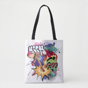 Graffiti-Illustration mit Street-Graffiti-Buchstab