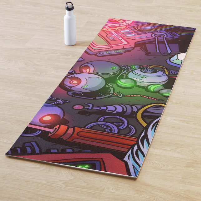 Graffiti-Illustration  Yogamatte (Von Creator hochgeladen)