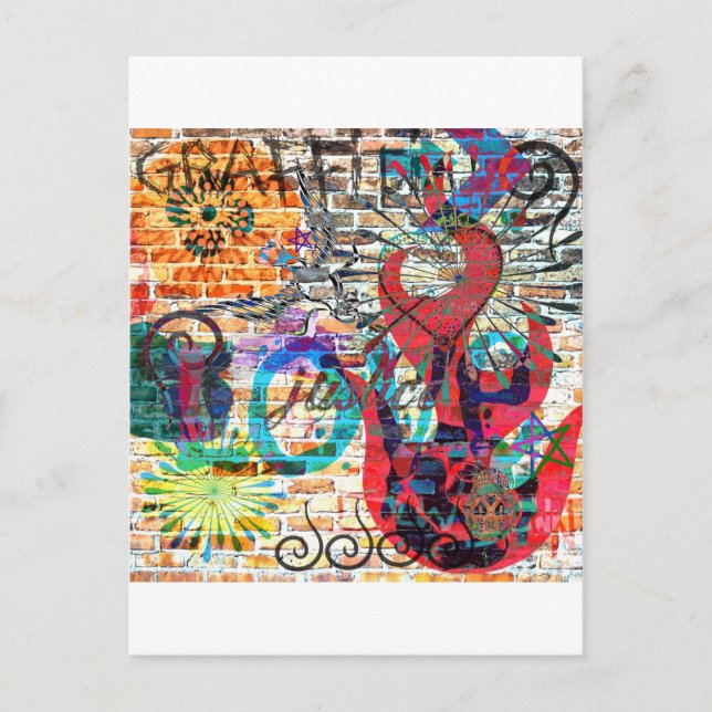 Graffiti-Justiz Postkarte (Vorderseite)