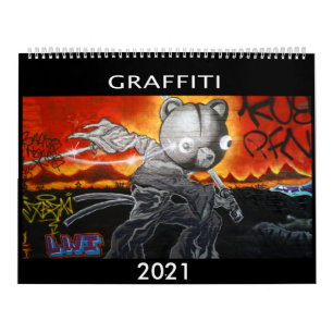 Graffiti-Kalender 2021 Kalender