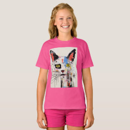 Graffiti-Katze Urban Cool Feline T-Shirt