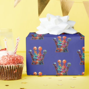 Graffiti-Krone Geschenkpapier
