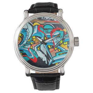 Graffiti Kunst Armbanduhr