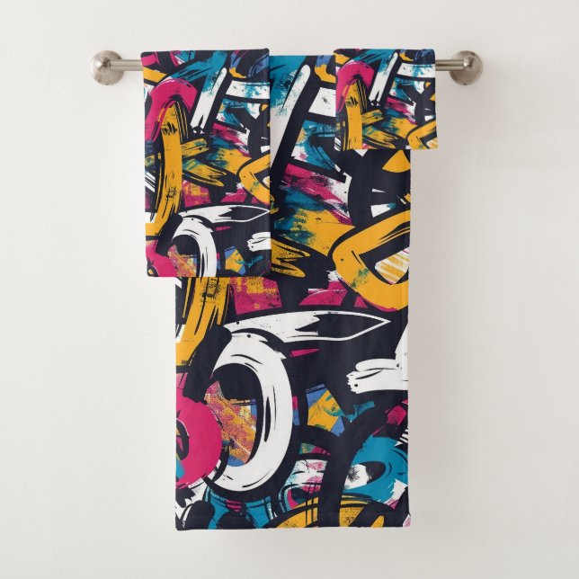 Graffiti-Kunst Badhandtuch Set (Insitu)
