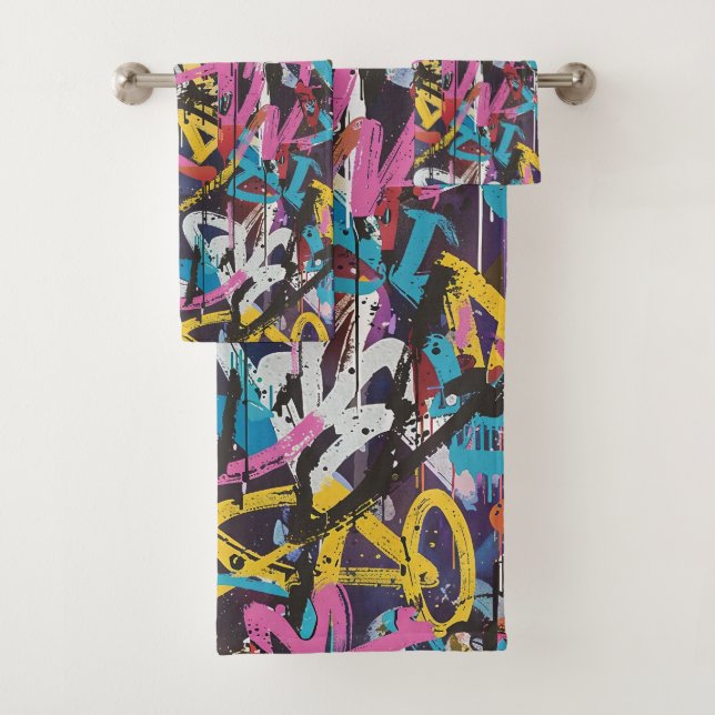 Graffiti-Kunst Badhandtuch Set (Insitu)