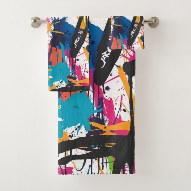 Graffiti-Kunst Badhandtuch Set (Insitu)