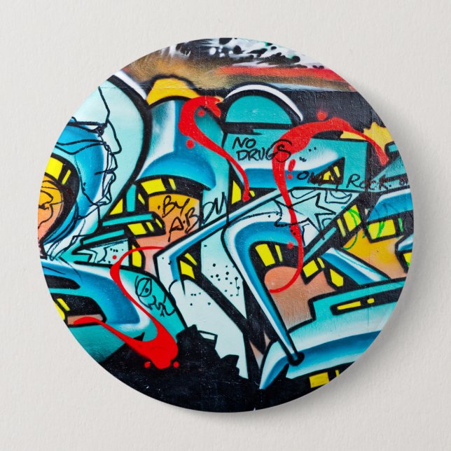 Graffiti Kunst Button (Vorderseite)