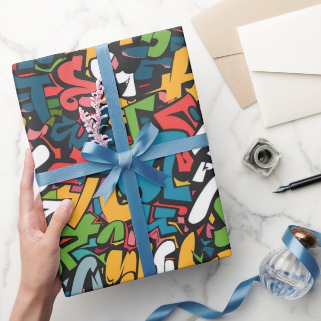 Graffiti-Kunst Geschenkpapier (Schenken)
