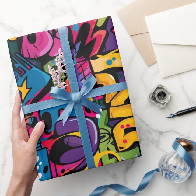 Graffiti-Kunst Geschenkpapier (Schenken)