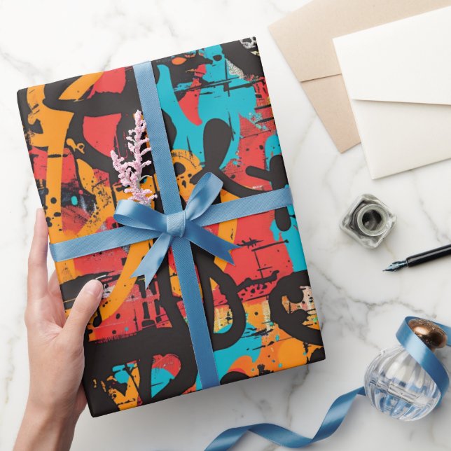 Graffiti-Kunst Geschenkpapier (Schenken)
