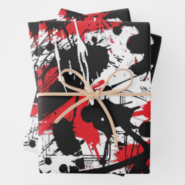 Graffiti-Kunst Geschenkpapier Set