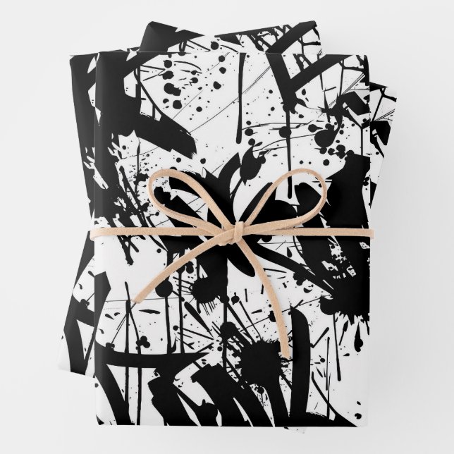 Graffiti-Kunst Geschenkpapier Set (Beispiel)