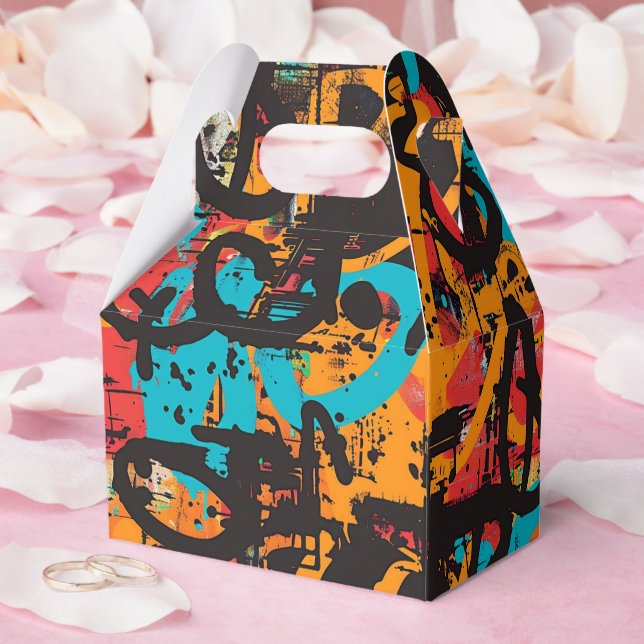 Graffiti-Kunst Geschenkschachtel (Hochzeit)