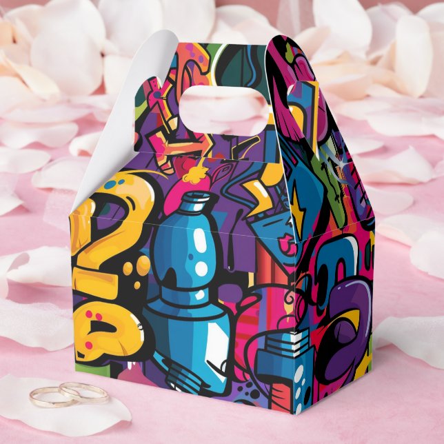 Graffiti-Kunst Geschenkschachtel (Hochzeit)