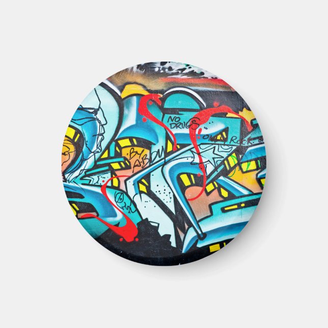 Graffiti Kunst Magnet (Vorne)