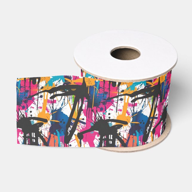 Graffiti-Kunst Ripsband (Spule)