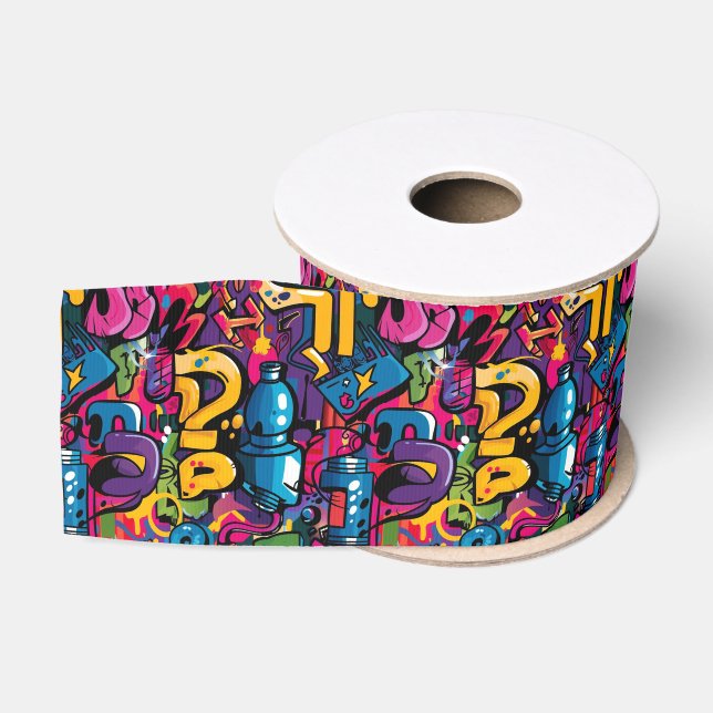 Graffiti-Kunst Ripsband (Spule)