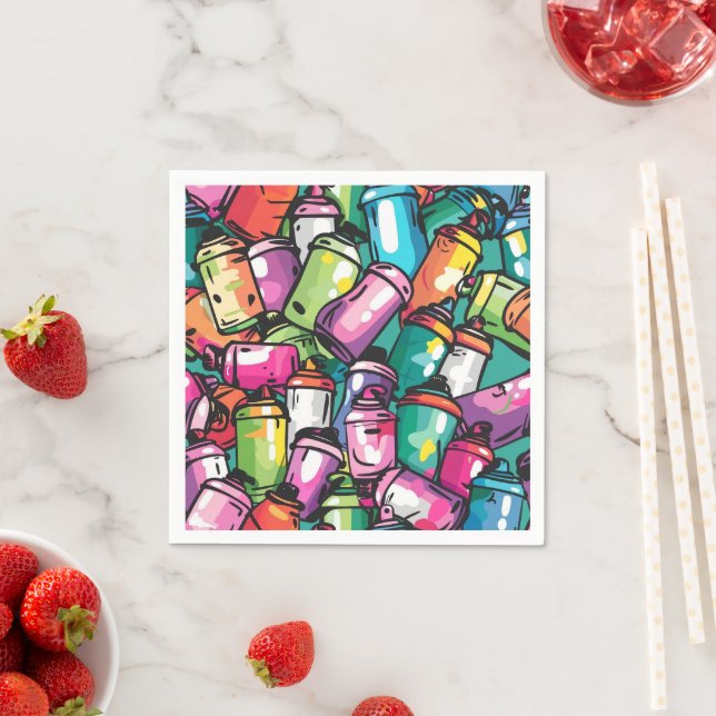 Graffiti-Kunst Serviette (Beispiel)
