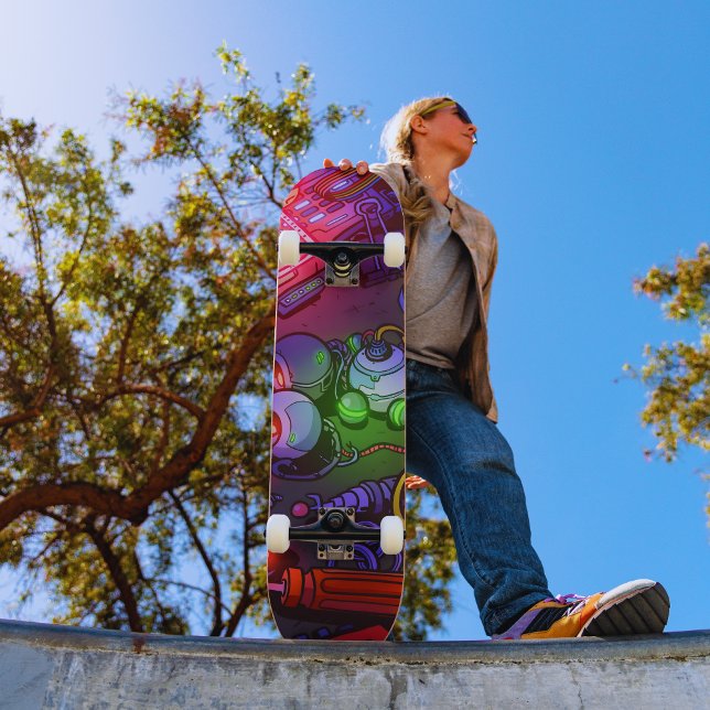 Graffiti-Kunst Skateboard (Von Creator hochgeladen)
