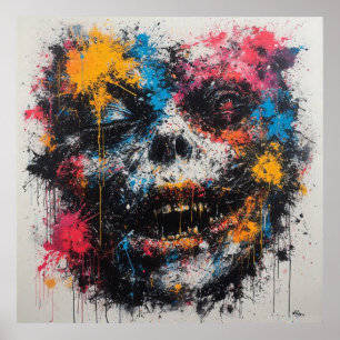 Graffiti-Kunststil Poster
