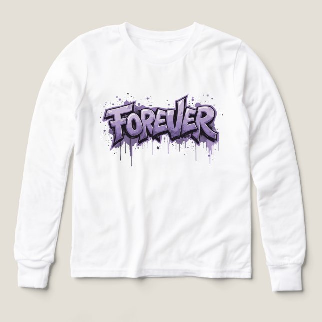 Graffiti Lavender Infinity "FOREVER" (Design Vorderseite)