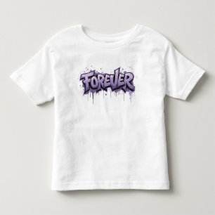 Graffiti Lavender Infinity "FOREVER" Kleinkind T-shirt