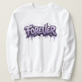 Graffiti Lavender Infinity "FOREVER" Sweatshirt