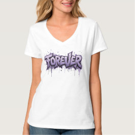 Graffiti Lavender Infinity "FOREVER" T-Shirt