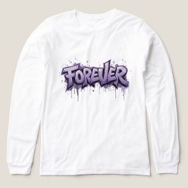 Graffiti Lavender Infinity "FOREVER" Tri-Blend Shirt