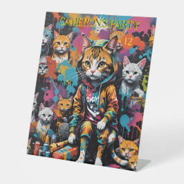 Graffiti Legend Street Cat 12. Geburtstag Sockelschild