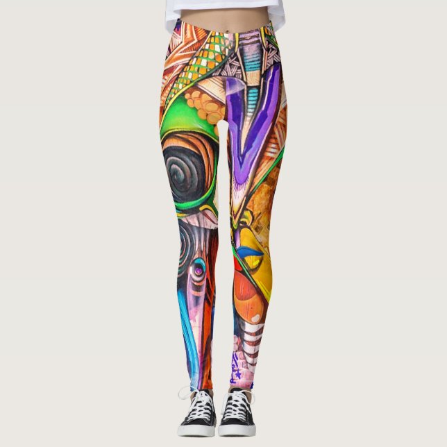 Graffiti Leggings (Vorderseite)