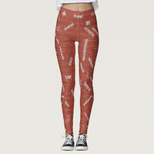 Graffiti-Leggings für Ermutigung Leggings