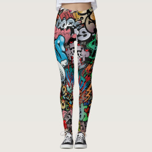 Graffiti-Leggings Leggings